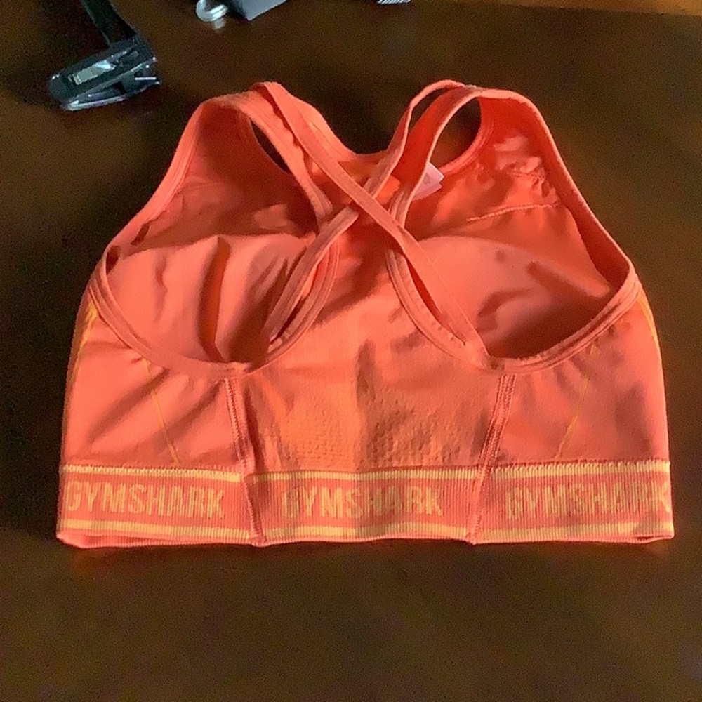 Gymshark Orange Sleeveless Crop Tank - Picture 4 of 6